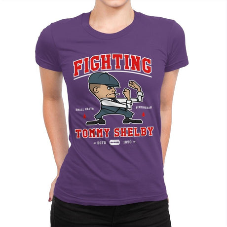 Fighting Shelby - Womens Premium T-Shirts RIPT Apparel Small / Purple Rush