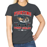 Fighting Shelby - Womens T-Shirts RIPT Apparel Small / Charcoal