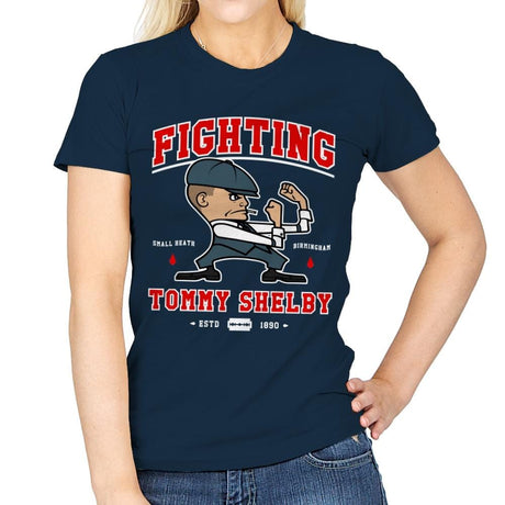 Fighting Shelby - Womens T-Shirts RIPT Apparel Small / Navy