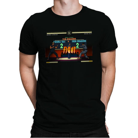 Final Fight - Mens Premium T-Shirts RIPT Apparel Small / Black