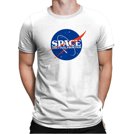 Final Frontier - Mens Premium T-Shirts RIPT Apparel Small / White