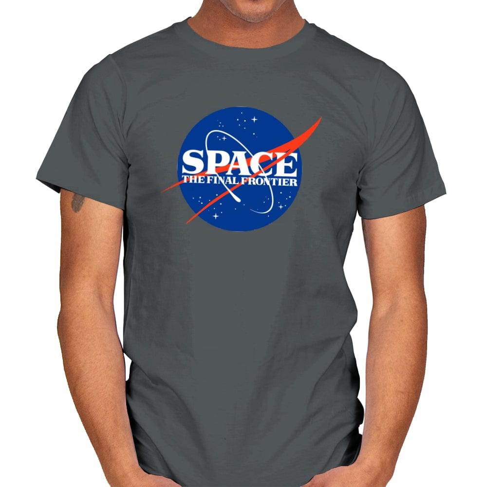 Final Frontier - Mens T-Shirts RIPT Apparel Small / Charcoal