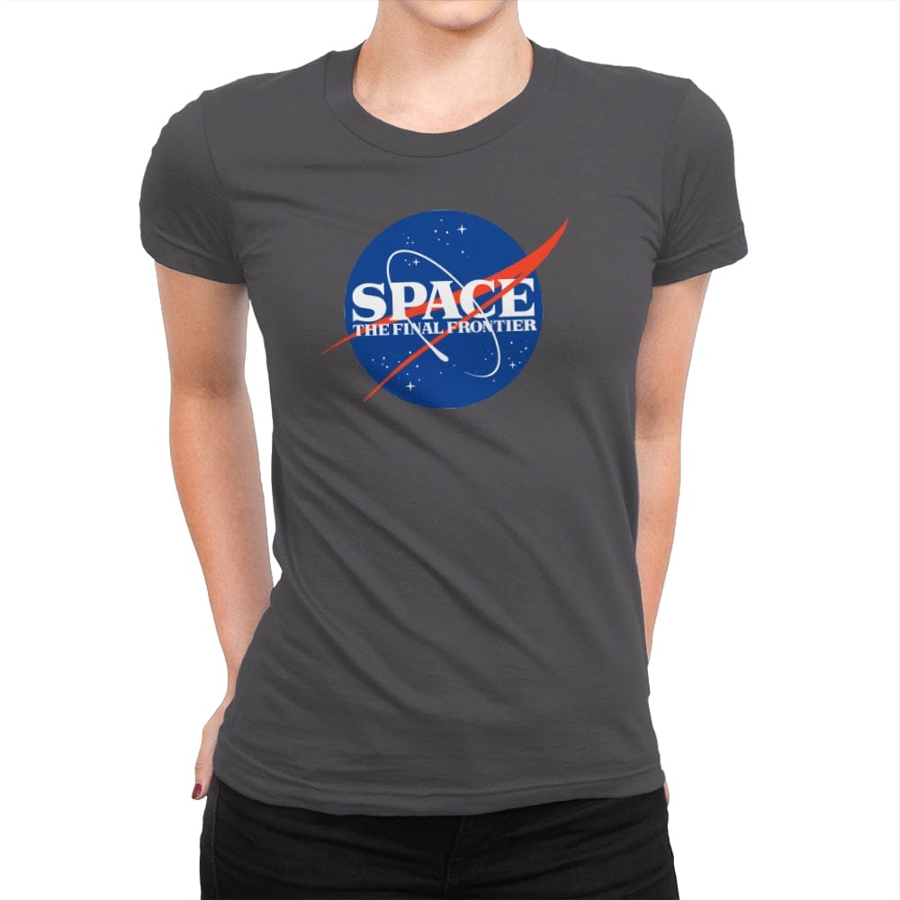Final Frontier - Womens Premium T-Shirts RIPT Apparel Small / Heavy Metal