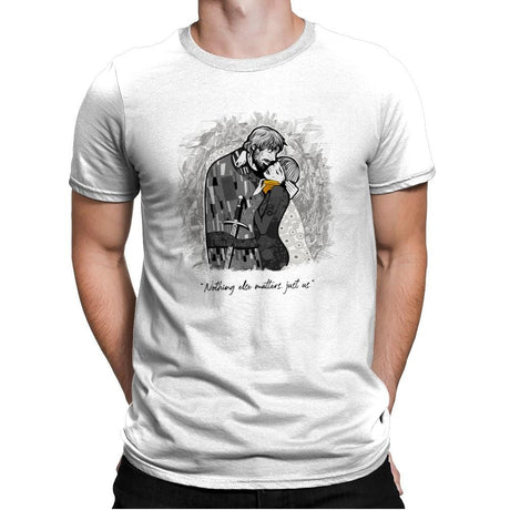 Final Kiss - Mens Premium T-Shirts RIPT Apparel Small / White
