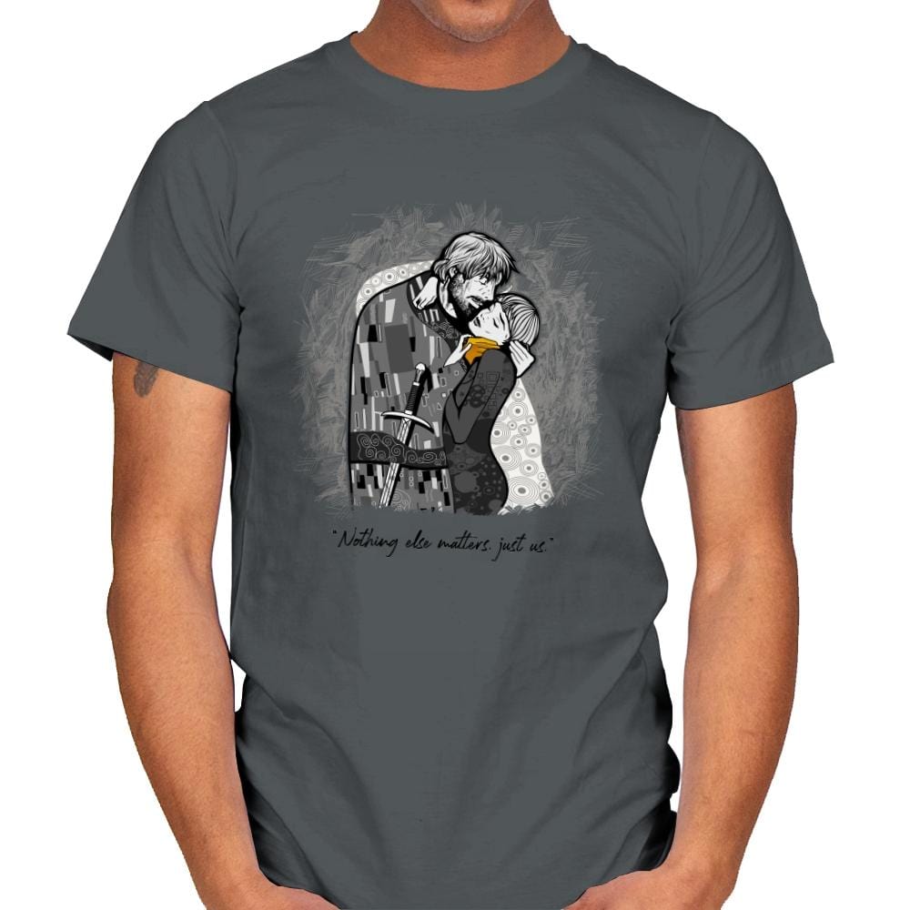 Final Kiss - Mens T-Shirts RIPT Apparel Small / Charcoal
