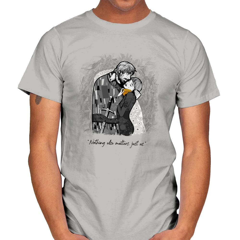 Final Kiss - Mens T-Shirts RIPT Apparel Small / Ice Grey