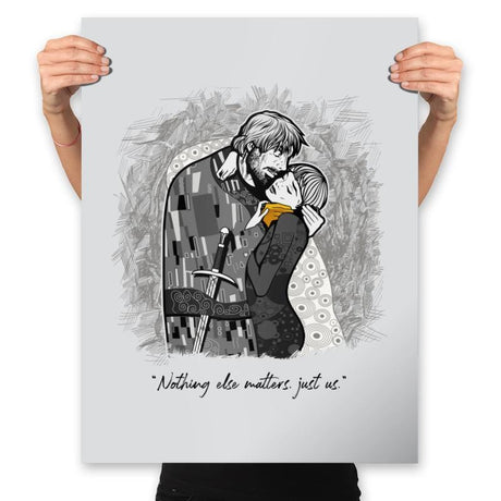 Final Kiss - Prints Posters RIPT Apparel 18x24 / Silver