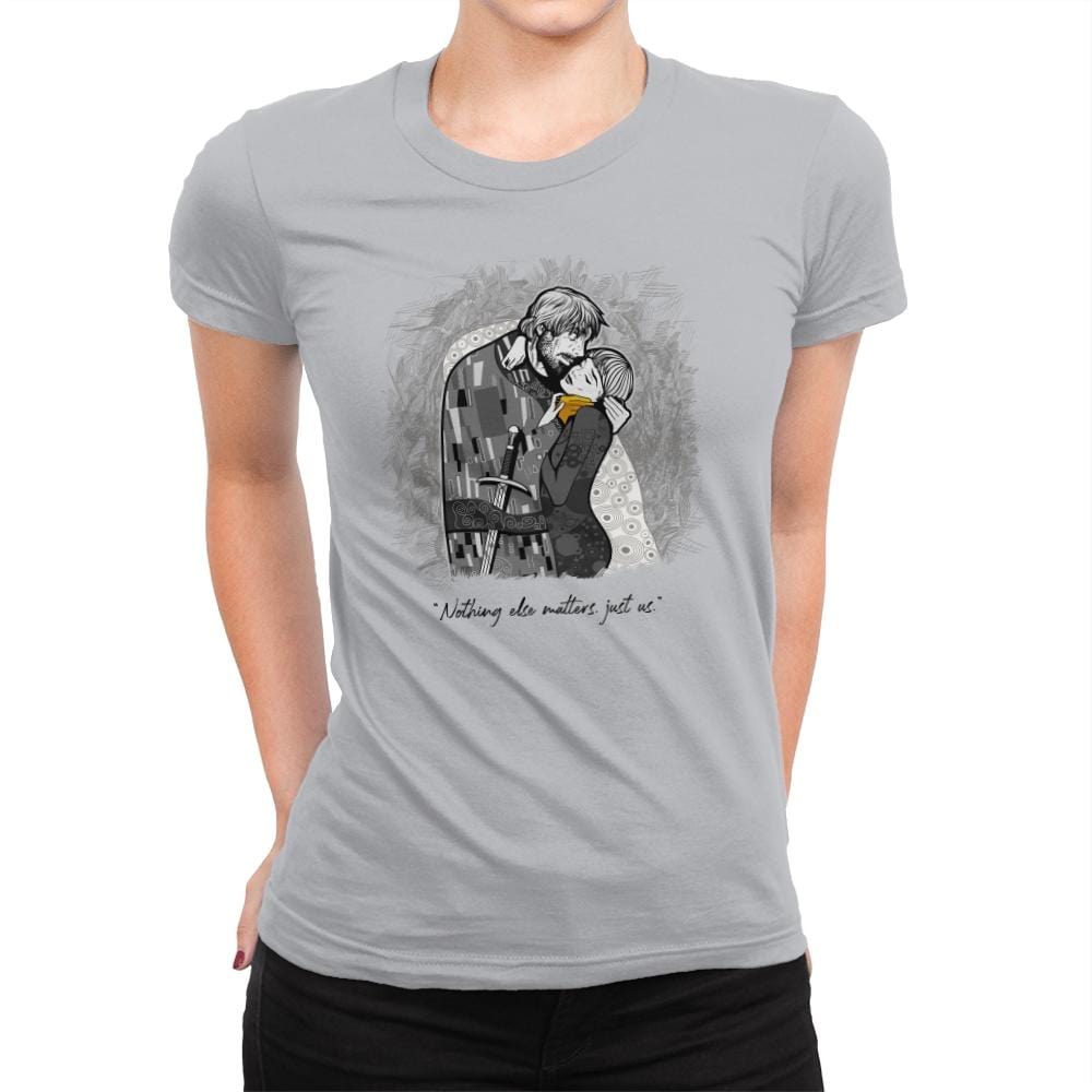 Final Kiss - Womens Premium T-Shirts RIPT Apparel Small / Silver