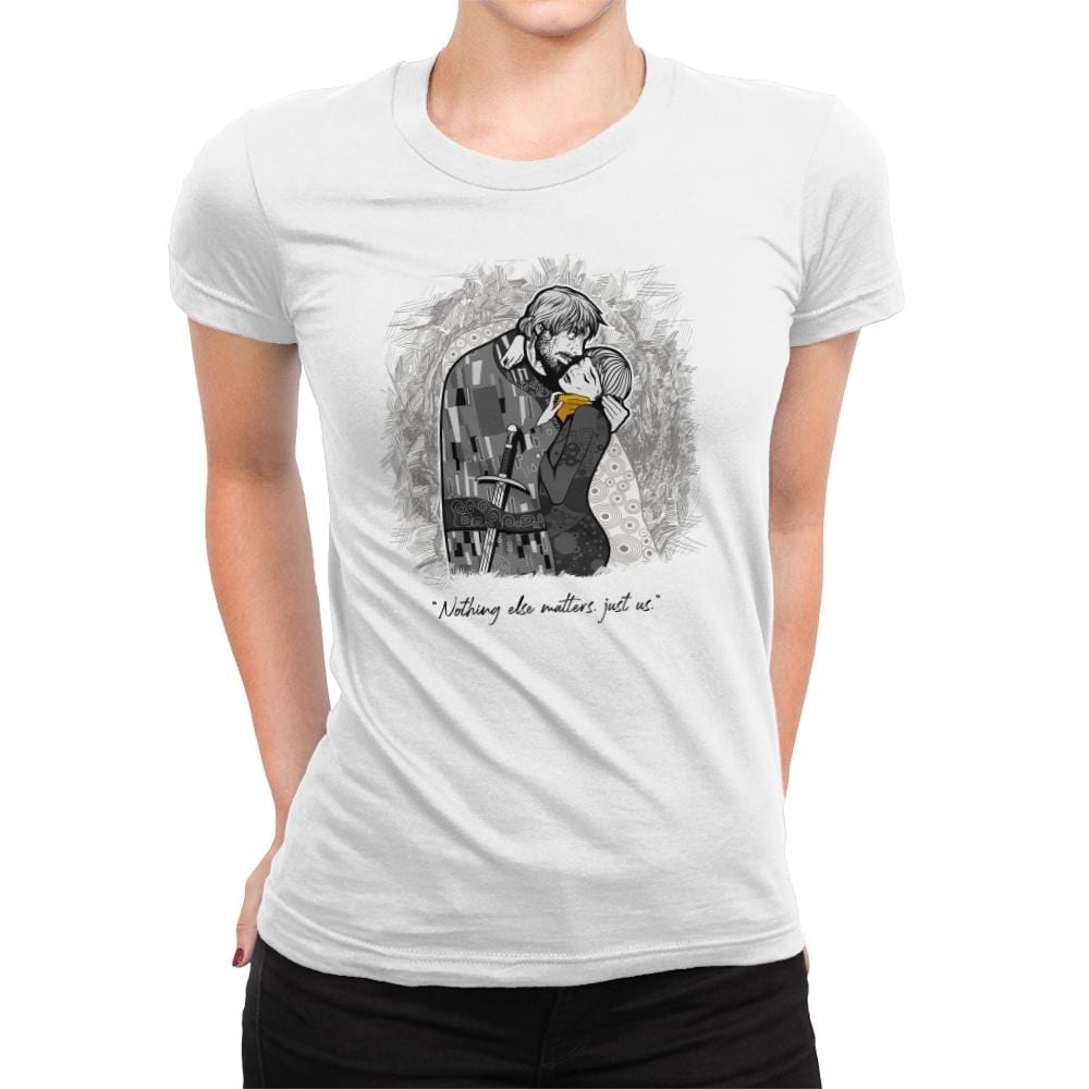 Final Kiss - Womens Premium T-Shirts RIPT Apparel Small / White