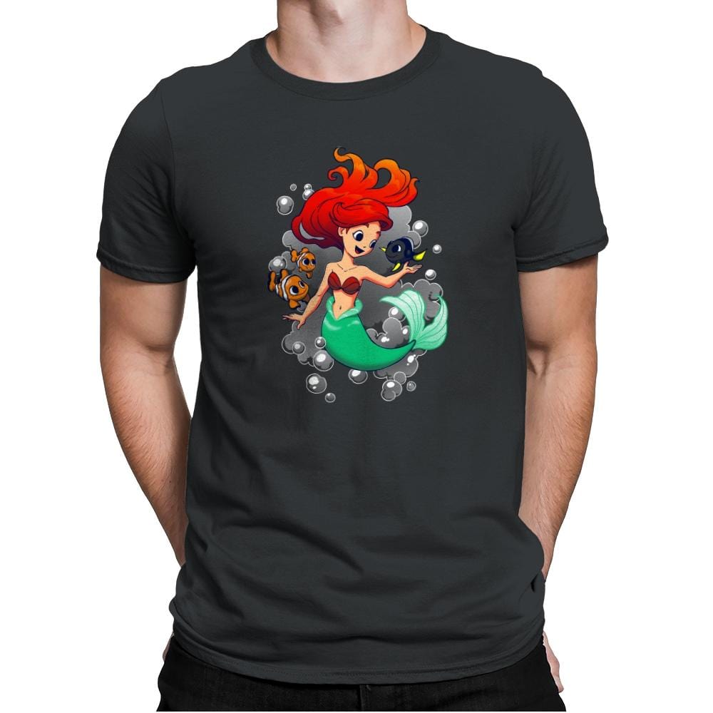Finding Friends - Miniature Mayhem - Mens Premium T-Shirts RIPT Apparel Small / Heavy Metal