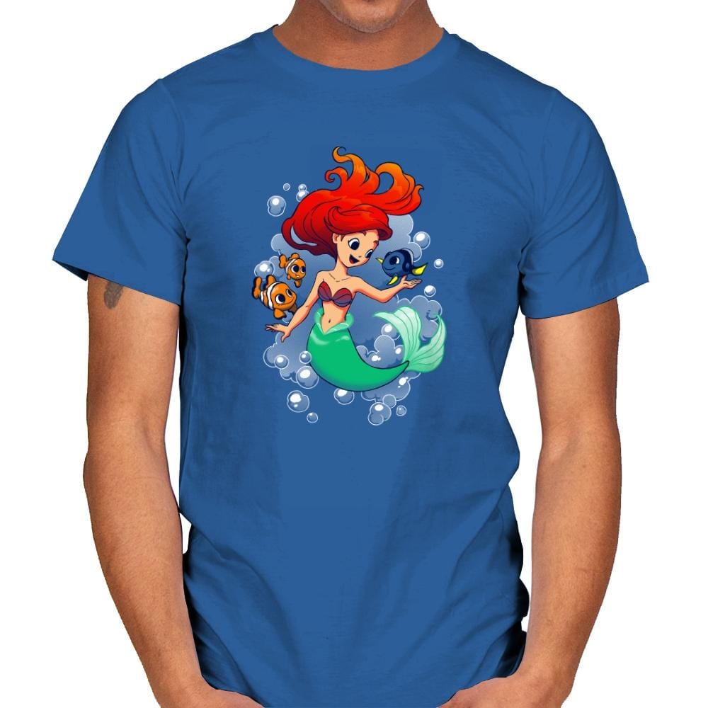 Finding Friends - Miniature Mayhem - Mens T-Shirts RIPT Apparel Small / Royal