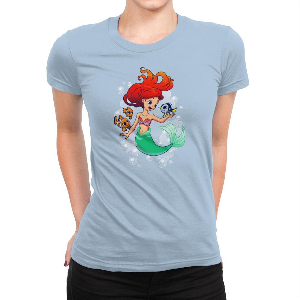 Finding Friends - Miniature Mayhem - Womens Premium T-Shirts RIPT Apparel Small / Cancun