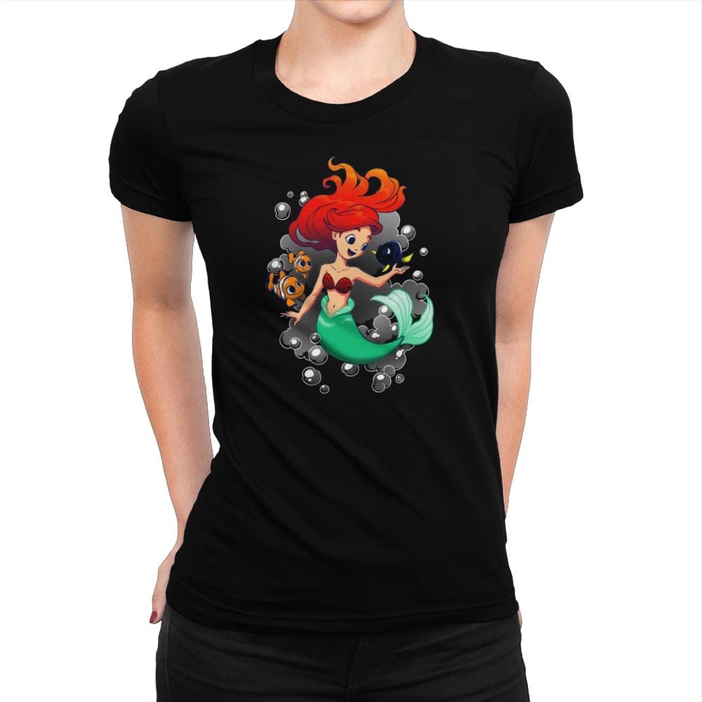 Finding Friends - Miniature Mayhem - Womens Premium T-Shirts RIPT Apparel Small / Indigo