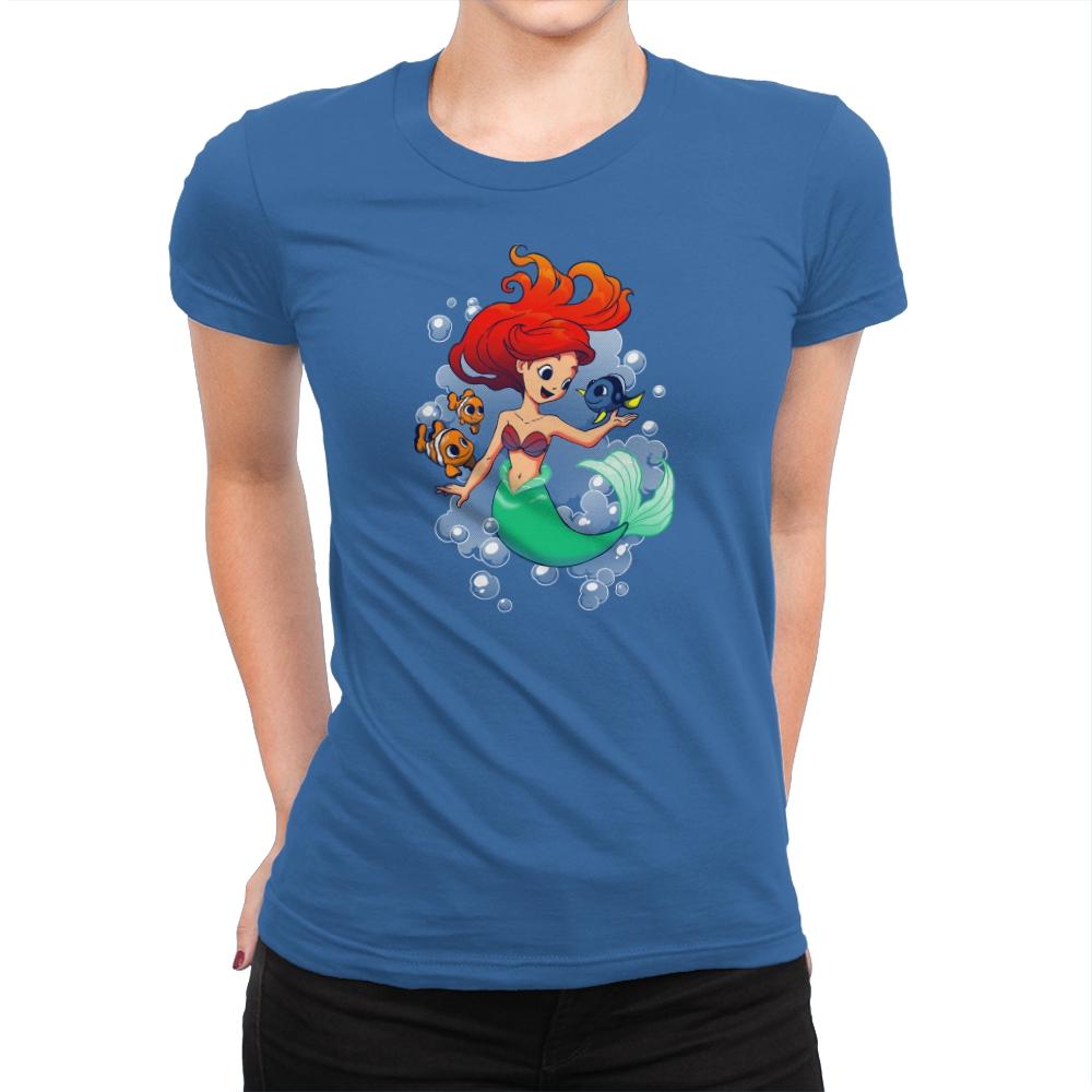 Finding Friends - Miniature Mayhem - Womens Premium T-Shirts RIPT Apparel Small / Royal