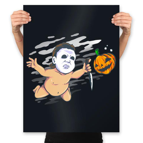 Finding Myers - Prints Posters RIPT Apparel 18x24 / Black