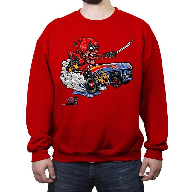 Fink-Pool - Crew Neck Sweatshirt Crew Neck Sweatshirt RIPT Apparel Small / Red
