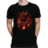 Fire Dragon - Mens Premium T-Shirts RIPT Apparel Small / Black