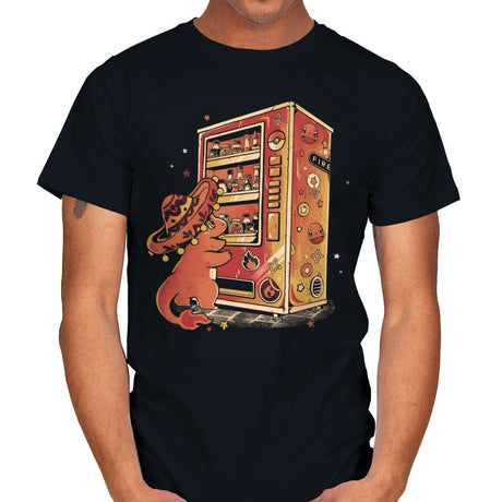 Fire Vending Machine - Mens T-Shirts RIPT Apparel Small / Black