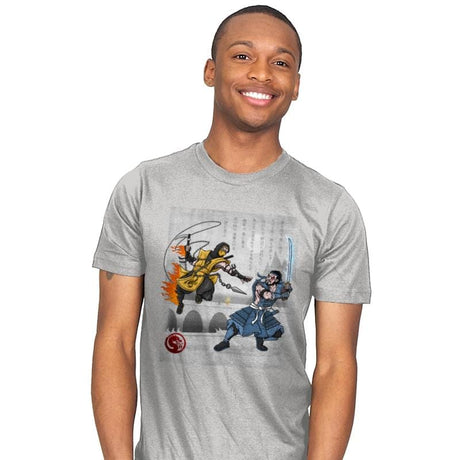Fire vs Ice - Mens T-Shirts RIPT Apparel