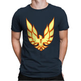 Firebird - Mens Premium T-Shirts RIPT Apparel Small / Indigo