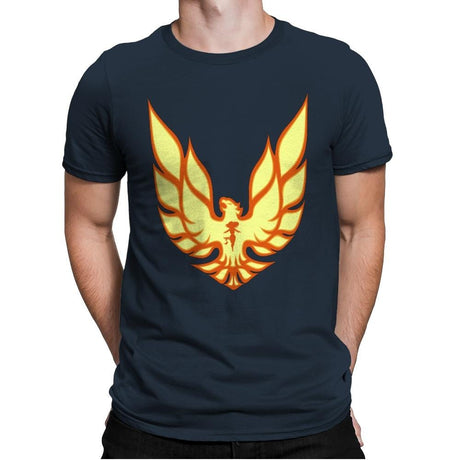 Firebird - Mens Premium T-Shirts RIPT Apparel Small / Indigo