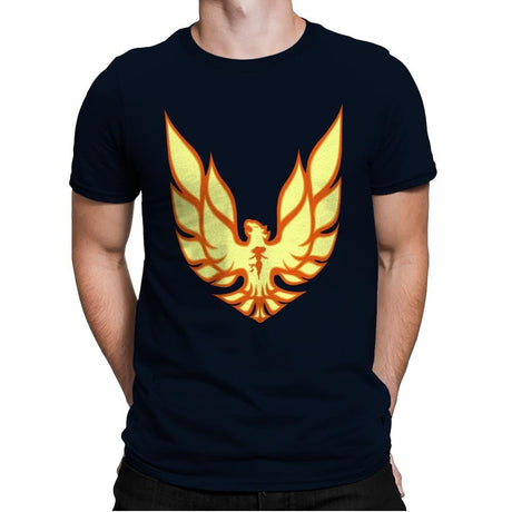 Firebird - Mens Premium T-Shirts RIPT Apparel Small / Midnight Navy