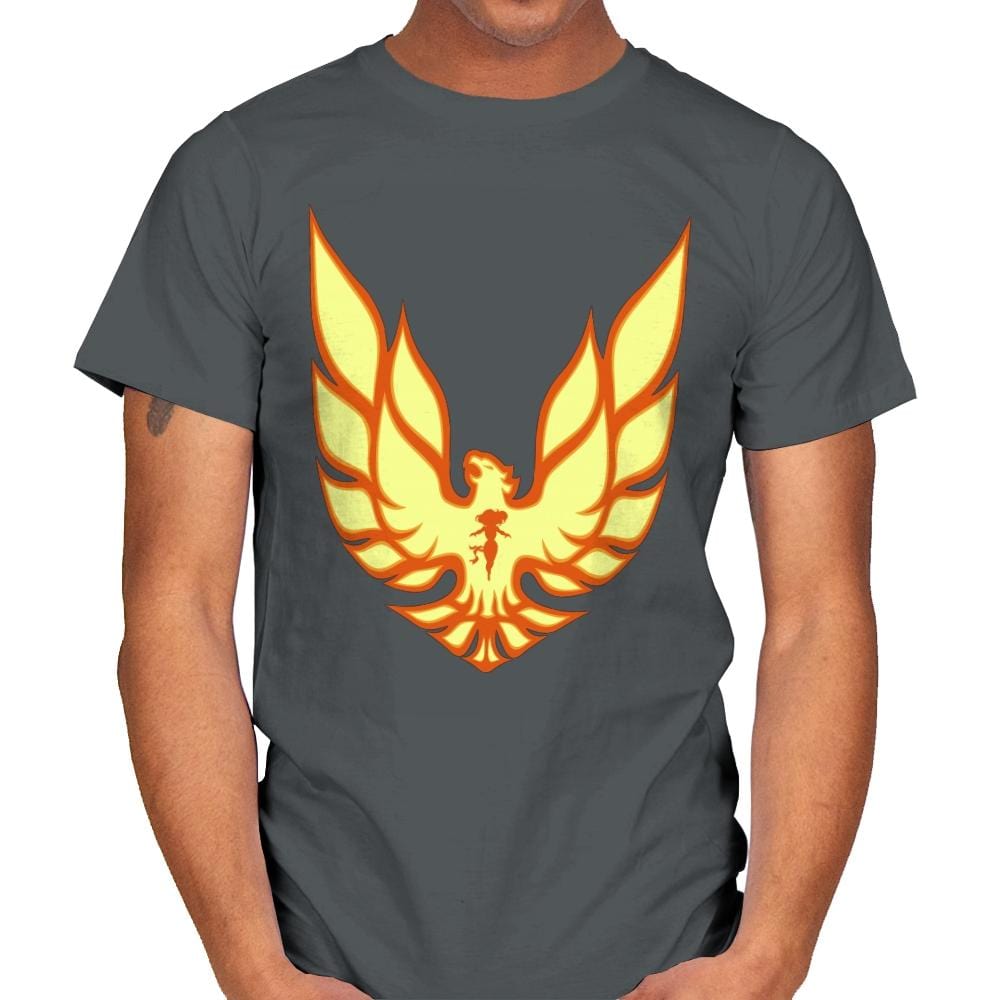 Firebird - Mens T-Shirts RIPT Apparel Small / Charcoal