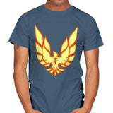 Firebird - Mens T-Shirts RIPT Apparel Small / Indigo Blue