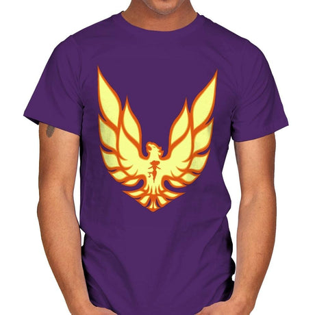 Firebird - Mens T-Shirts RIPT Apparel Small / Purple