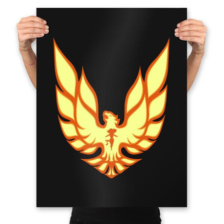 Firebird - Prints Posters RIPT Apparel 18x24 / Black