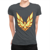 Firebird - Womens Premium T-Shirts RIPT Apparel Small / Heavy Metal