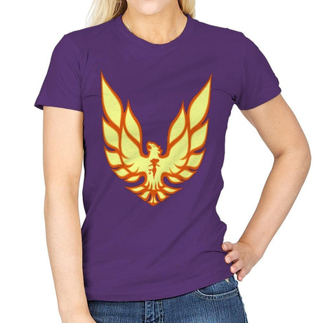 Firebird - Womens T-Shirts RIPT Apparel Small / Purple
