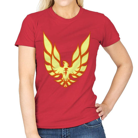 Firebird - Womens T-Shirts RIPT Apparel Small / Red