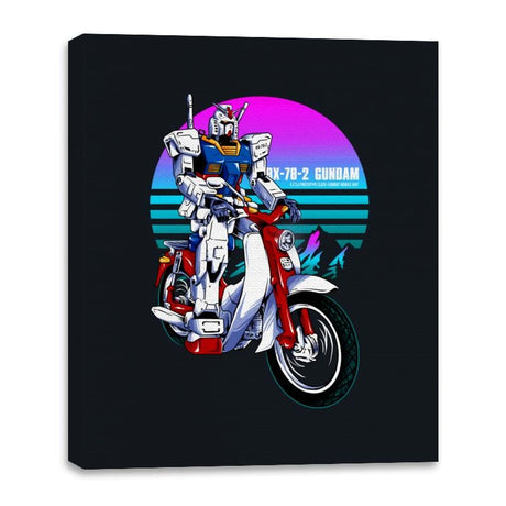 First Rider - Canvas Wraps Canvas Wraps RIPT Apparel 16x20 / Black
