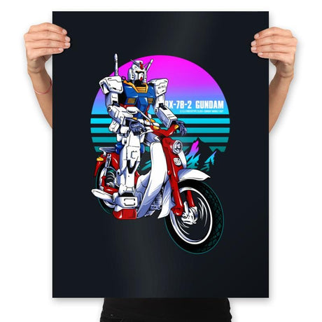 First Rider - Prints Posters RIPT Apparel 18x24 / Black