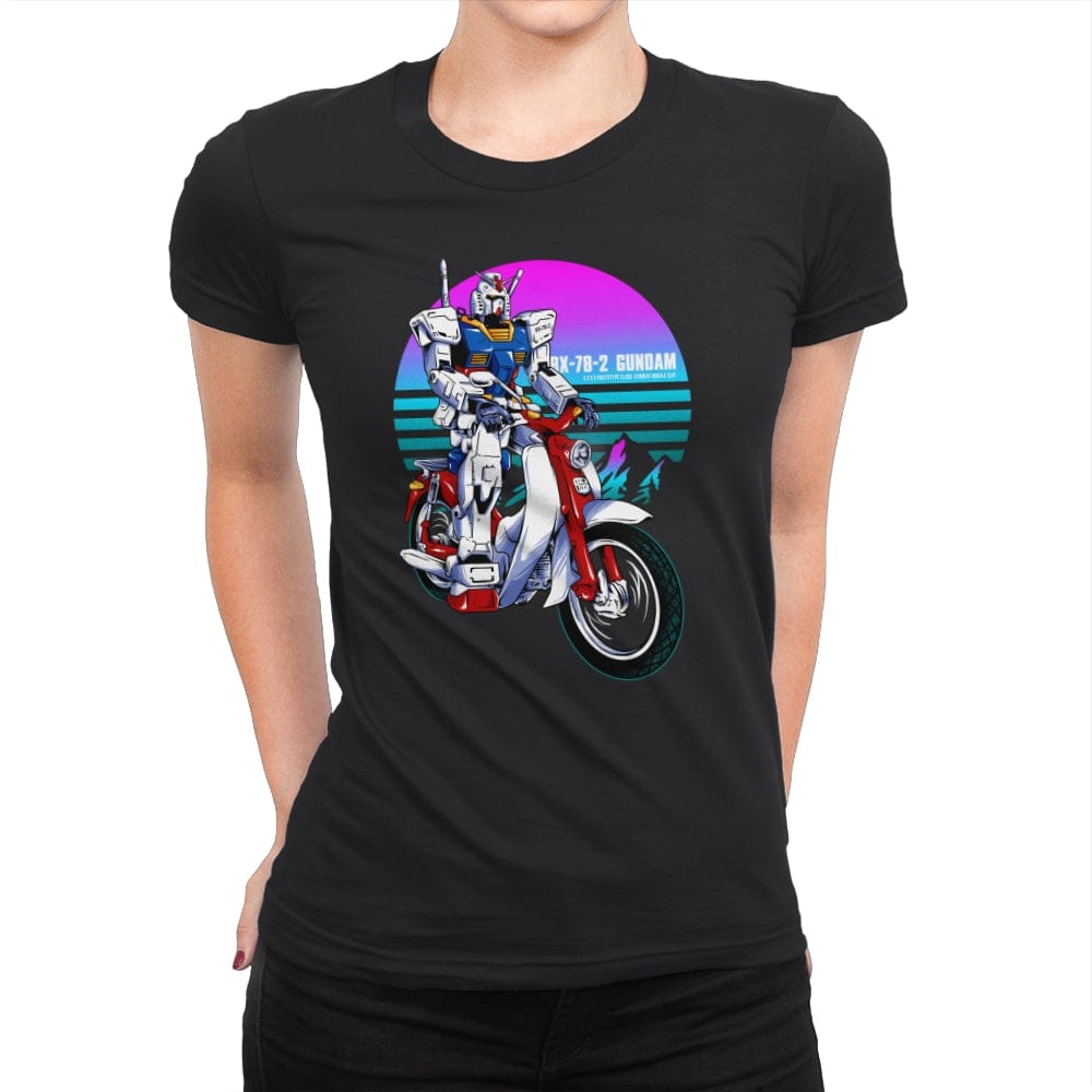First Rider - Womens Premium T-Shirts RIPT Apparel Small / Black