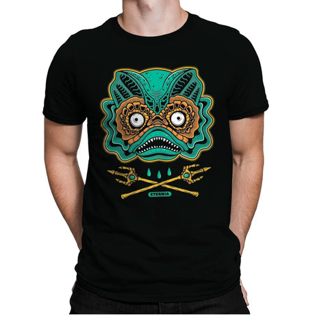 Fish Lips - Mens Premium T-Shirts RIPT Apparel Small / Black