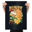 Fishing Blinky - Prints Posters RIPT Apparel 18x24 / Black