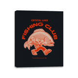 Fishing Club - Canvas Wraps Canvas Wraps RIPT Apparel 11x14 / Black