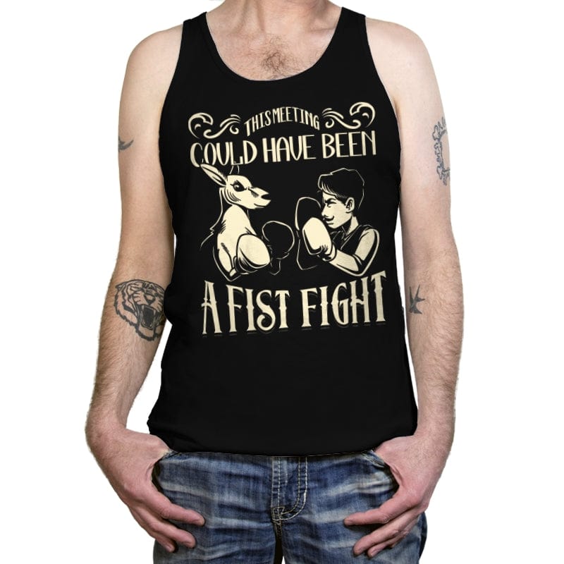Fist Fight Meeting - Tanktop Tanktop RIPT Apparel X-Small / Black