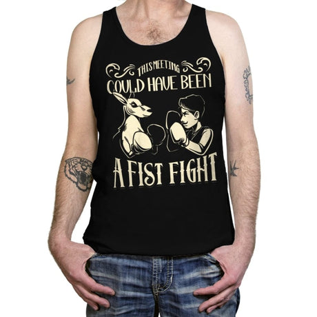 Fist Fight Meeting - Tanktop Tanktop RIPT Apparel X-Small / Black