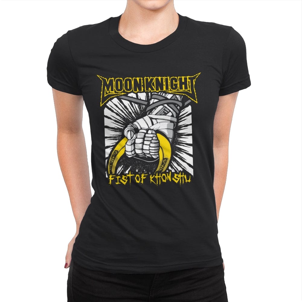 Fist Of Khonshu - Womens Premium T-Shirts RIPT Apparel Small / Black