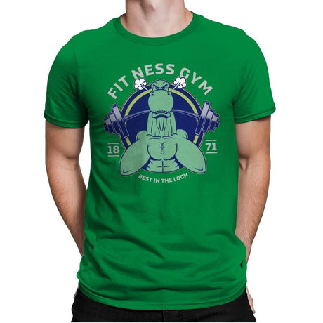 Fit Ness Gym - Mens Premium T-Shirts RIPT Apparel Small / Kelly