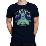 Fit Ness Gym - Mens Premium T-Shirts RIPT Apparel Small / Midnight Navy