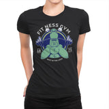 Fit Ness Gym - Womens Premium T-Shirts RIPT Apparel Small / Black