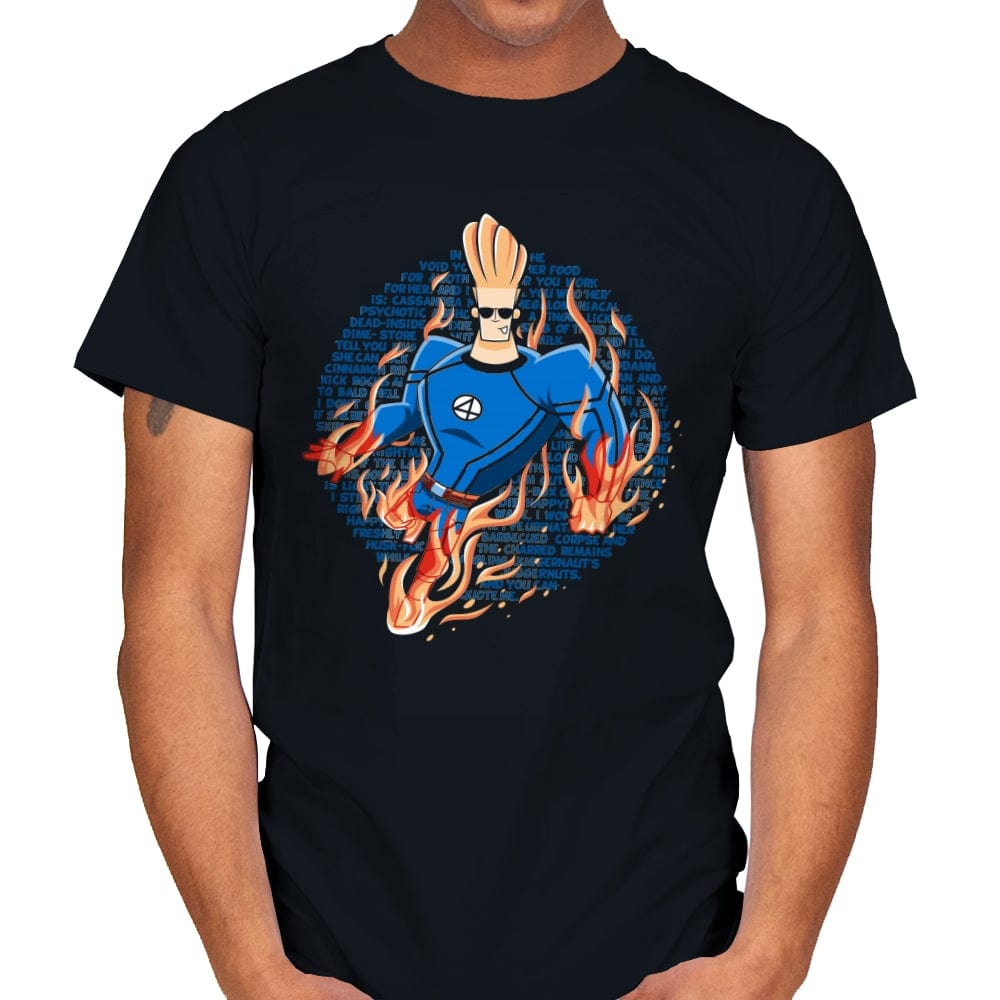 Flame On Momma - Mens T-Shirts RIPT Apparel Small / Black