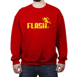 Flash Athletics - Crew Neck Sweatshirt Crew Neck Sweatshirt RIPT Apparel Small / Red