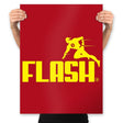 Flash - Prints Posters RIPT Apparel 18x24 / Red