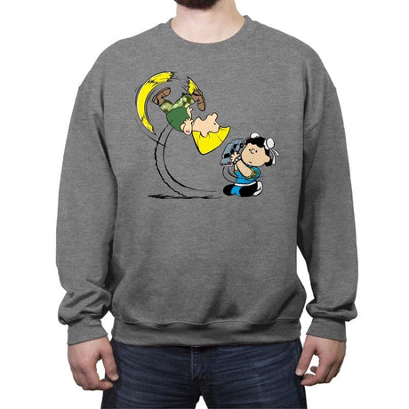 Flash Trick - Crew Neck Sweatshirt Crew Neck Sweatshirt RIPT Apparel