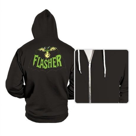 Flasher - Hoodies Hoodies RIPT Apparel Small / Black